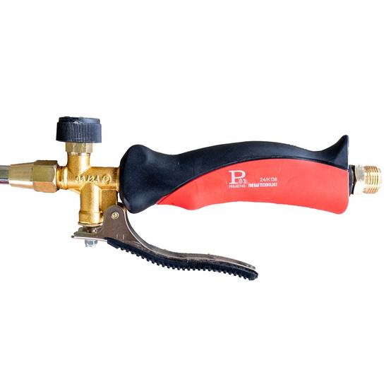 Désherbeur thermique Pro 2 Bruleurs Ø 60 mm Turbo Tuyau 5m Détendeur gaz 4.0 bar Allume gaz Chariot INTEC - Image 3