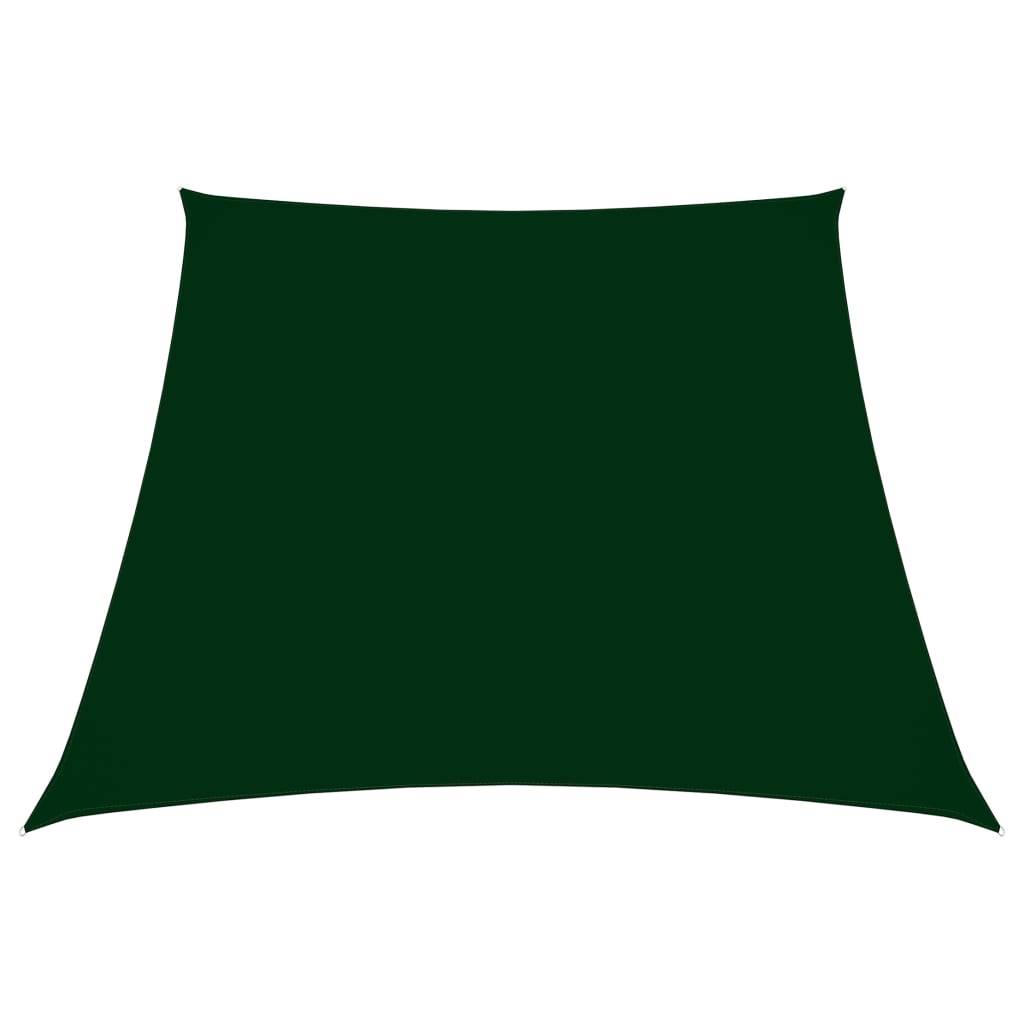 Helloshop26 - Voile toile d'ombrage parasol tissu oxford trapèze 2/4 x 3 m vert foncé - Imagen 1
