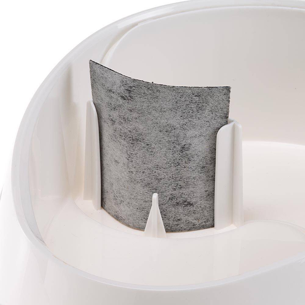 Ferplast - Ferplast Kit de rechange pour fontaine pour chats VEGA Fontaine pour petits chiens, Filtre à charbon actif pour dispenseur d'eau pour animaux, - Imagen 3