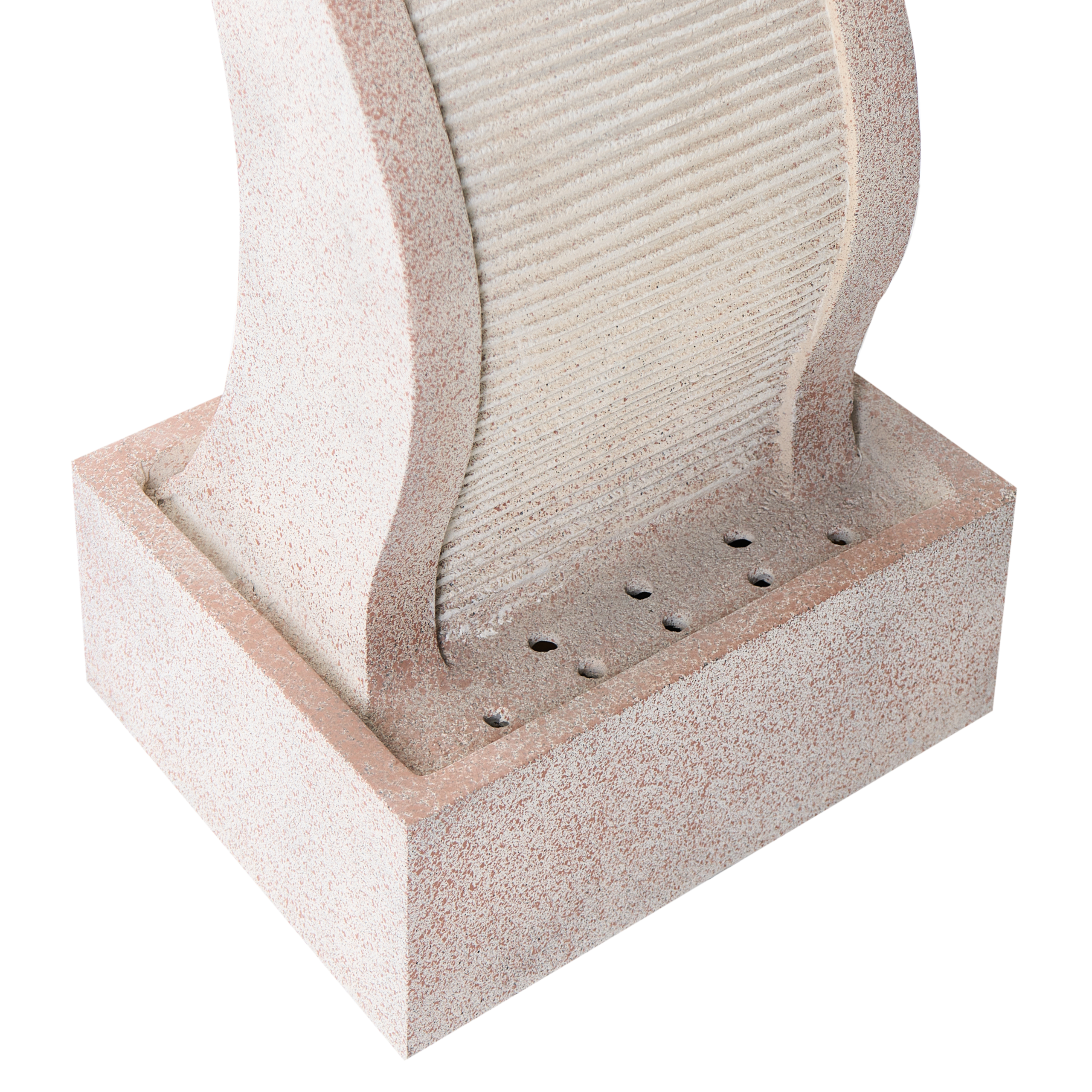 Fontaine décorative Résine Beige FORMIGA - Beliani - Image 7