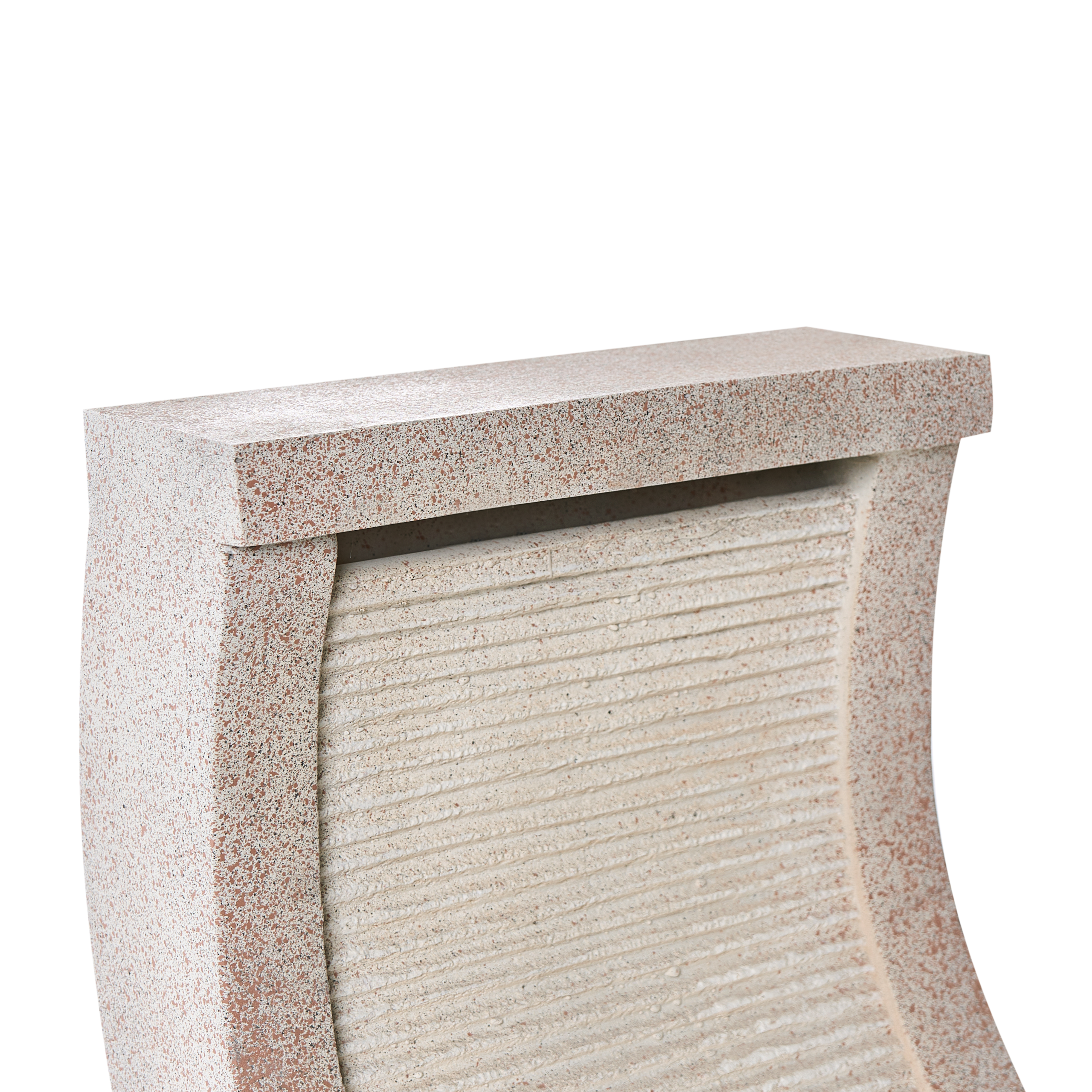 Fontaine décorative Résine Beige FORMIGA - Beliani - Image 5