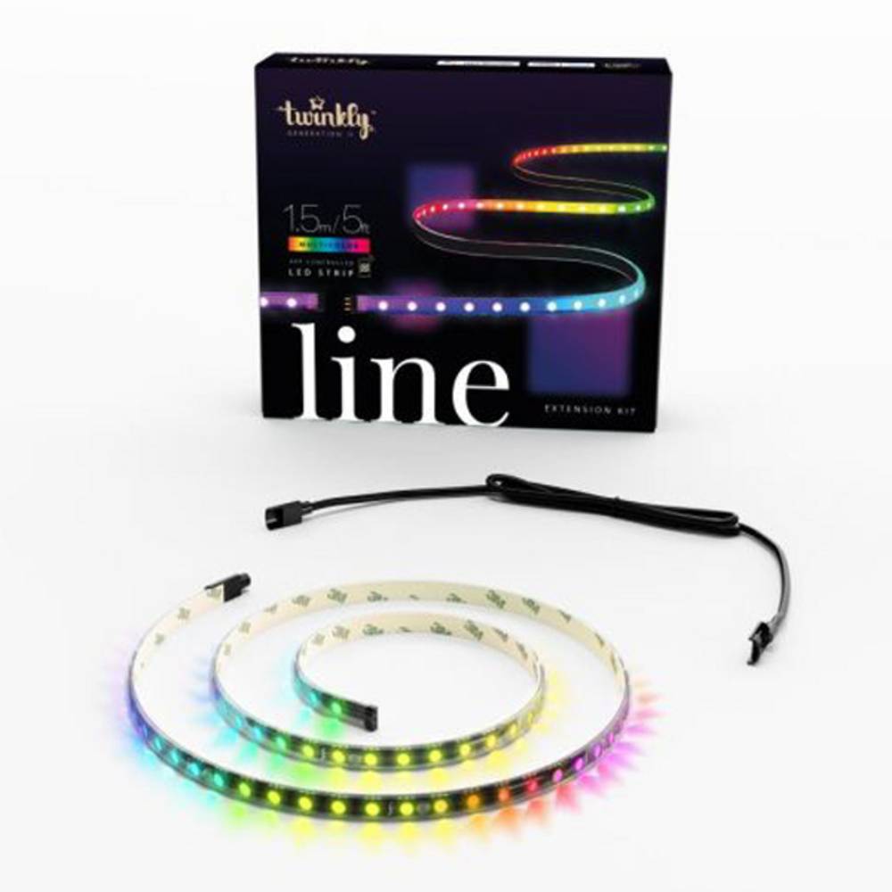 Extension bande noire 1,5m 90 LEDS multicolores RGB  TWINKLY LINE - Imagen 4