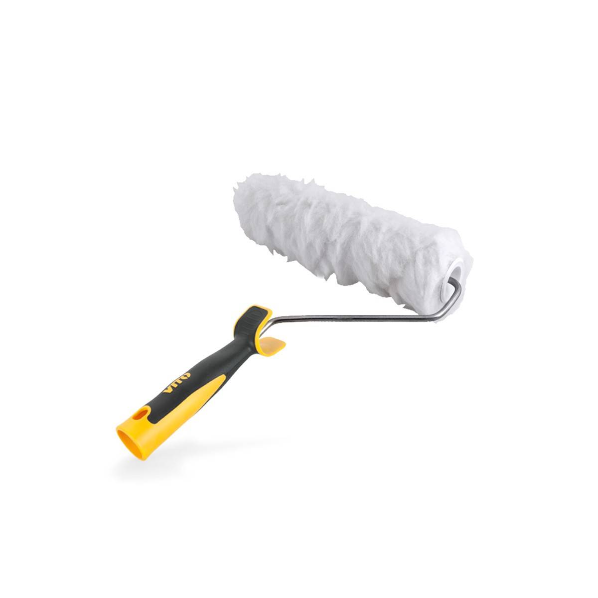 KIT 9 Outils Peinture Bac peinture Rouleau mur sablés +recharge 3 pinceaux plats 2 pinceaux  Spatule acier VITO - Imagen 3
