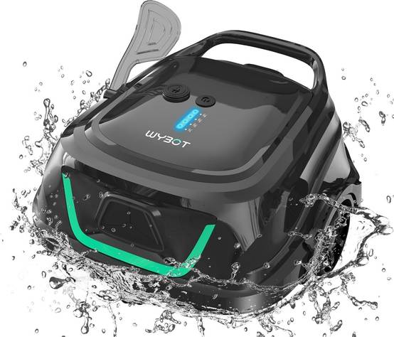 Robot de piscine sans fil Wybot A1 - Nettoyage du fond,Batterie Grande Autonomie - Image 1