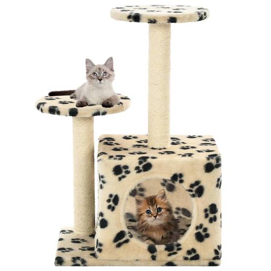 Arbre à chat Alice Claire Beige 40 X 30 cm - P87209B - Image 1