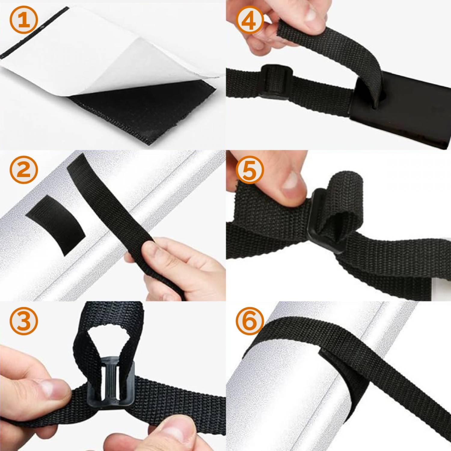 Linxor - Lot de 8 sangles pour enrouleur de bâche à bulles - Linxor - Image 3
