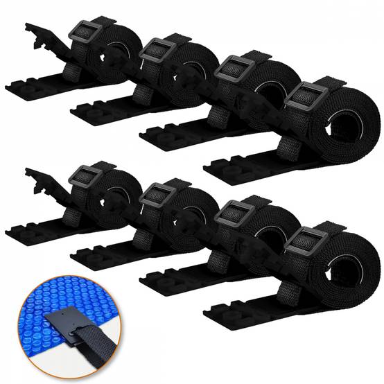 Linxor - Lot de 8 sangles pour enrouleur de bâche à bulles - Linxor - Image 1