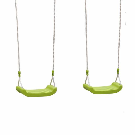 Balançoire 4 agrès Meltemi. portique 6 places avec 2 balançoires. 1 face à face et 1 nacelle. 223cm de hauteur. station de jeux extérieure | sweeek - Image 3