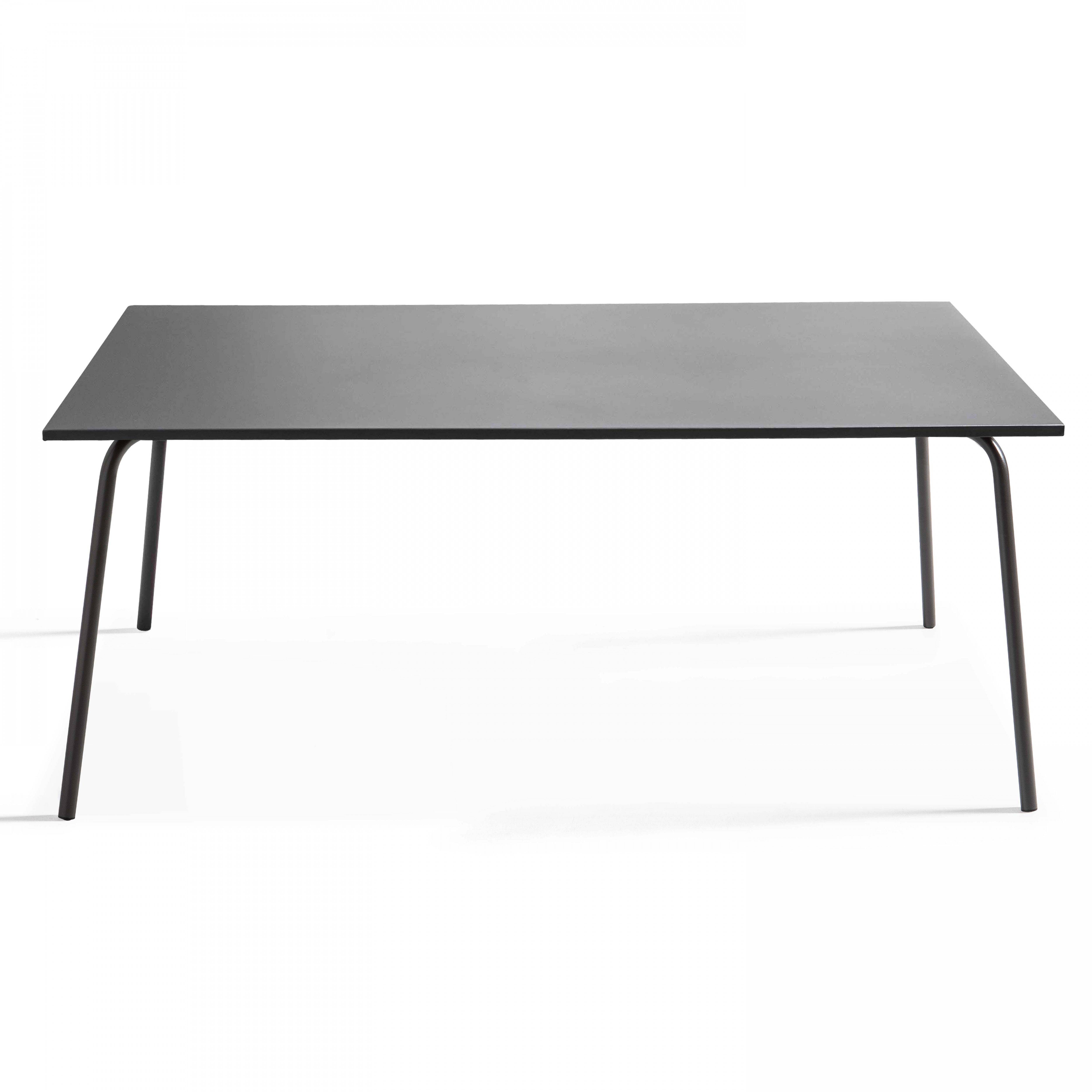 Oviala - Ensemble table de jardin et 8 fauteuils en métal vert sauge et gris Palavas - Oviala - Imagen 5