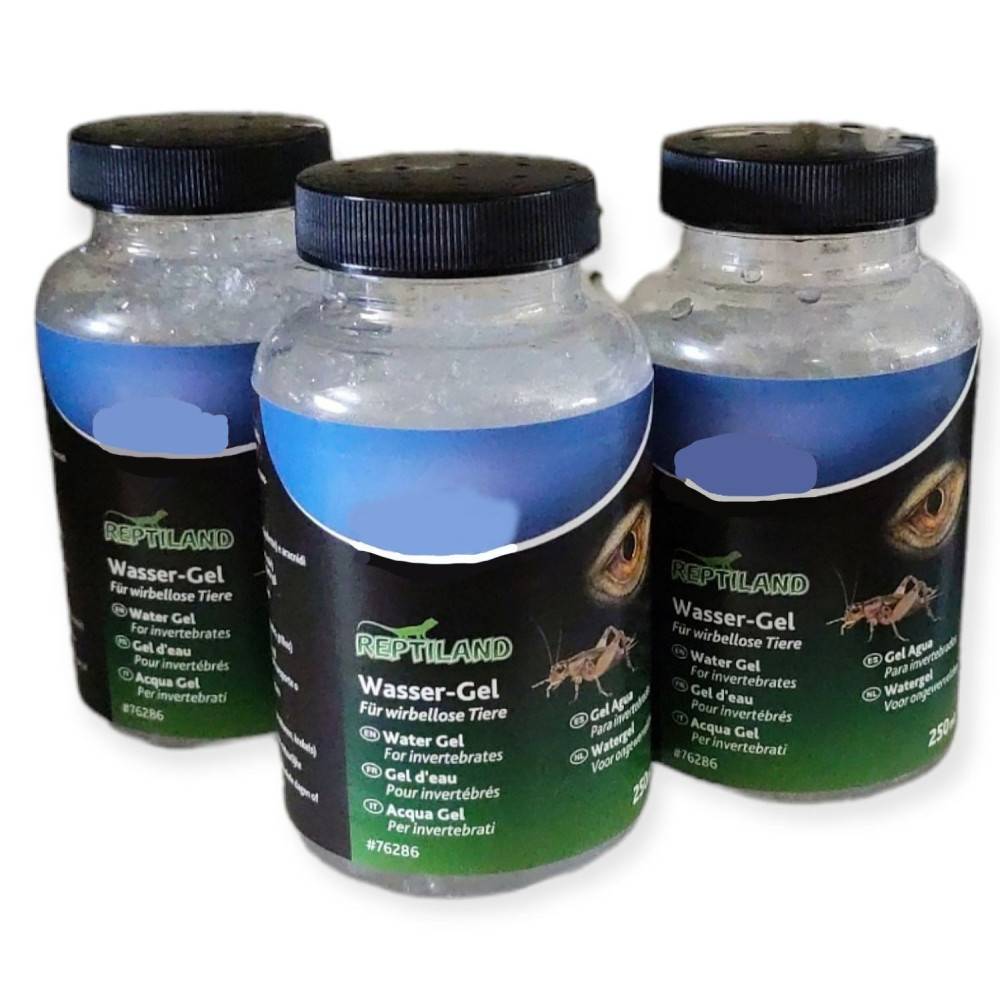 Gels d'eau pour invertébrés 250 ml (Un lot de 3) pour reptiles - Imagen 1