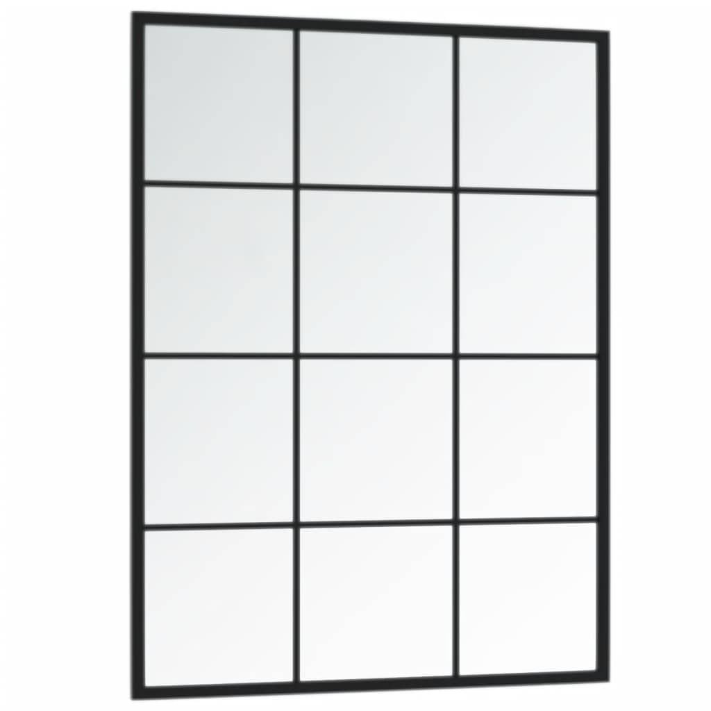 Maison Chic - Miroir mural noir 80x60 cm métal Maison Chic - Image 4