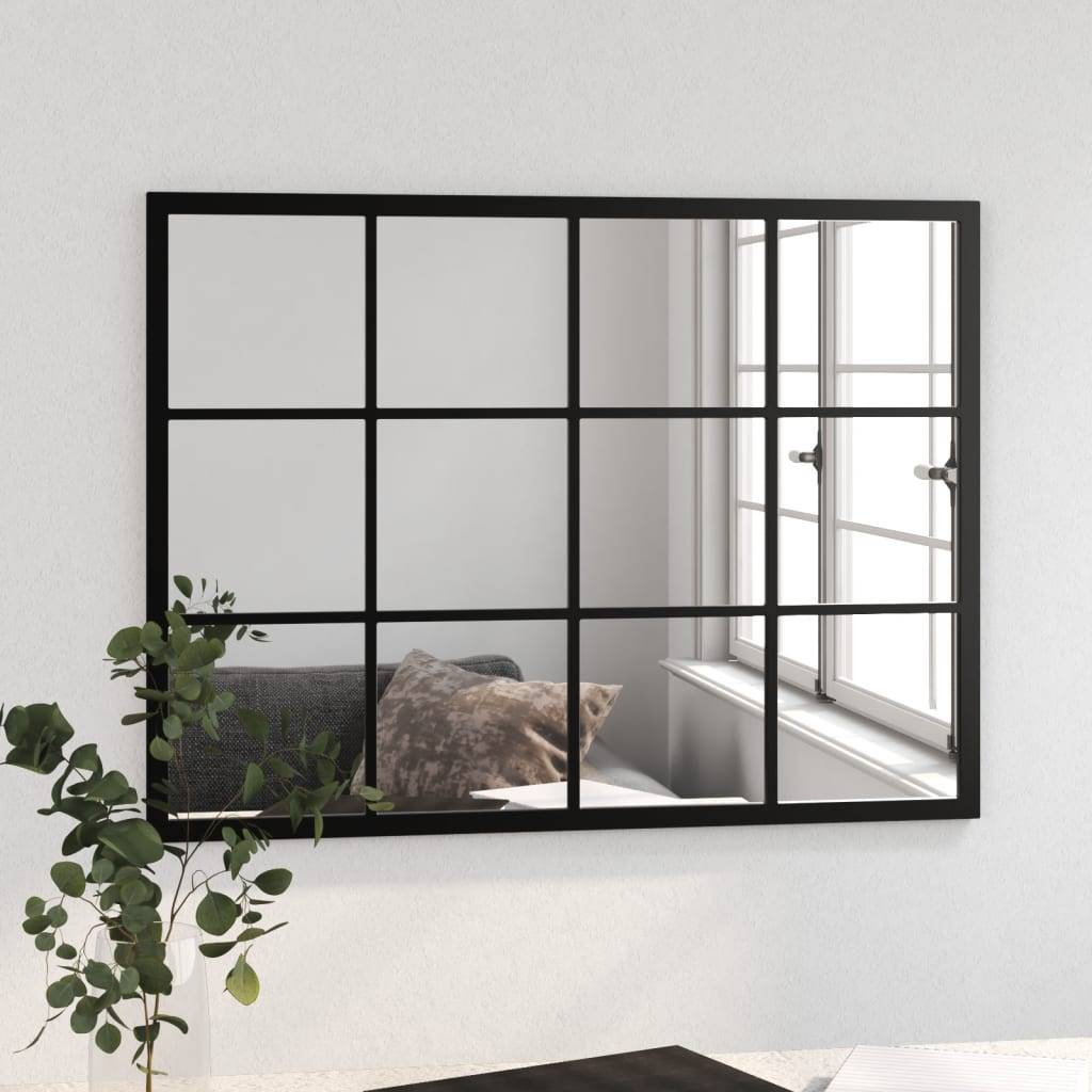 Maison Chic - Miroir mural noir 80x60 cm métal Maison Chic - Image 3