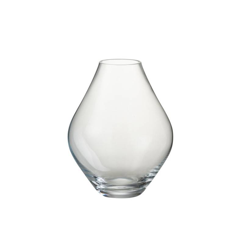 J-Line - Vase en verre transparent 19x19x24 cm - J-Line - Image 1