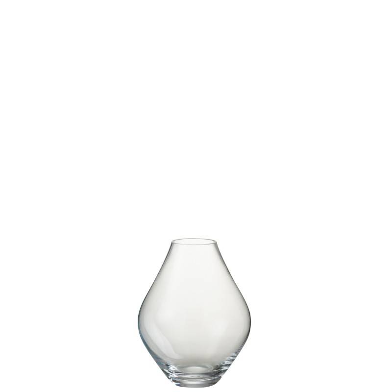 J-Line - Vase en verre transparent 19x19x24 cm - J-Line - Image 2