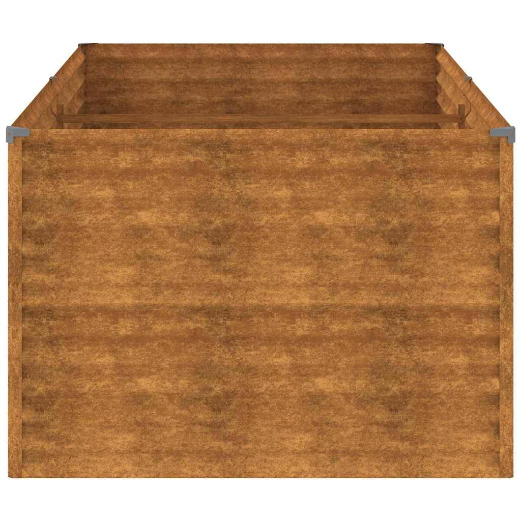 ComfortXL - Carré potager en acier Corten 196x100cm pour jardin potager et terrasse – ComfortXL Outdoor Living - Image 5