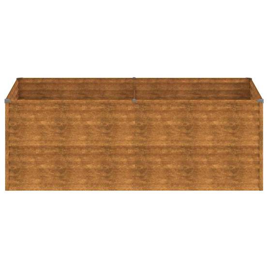 ComfortXL - Carré potager en acier Corten 196x100cm pour jardin potager et terrasse – ComfortXL Outdoor Living - Image 4