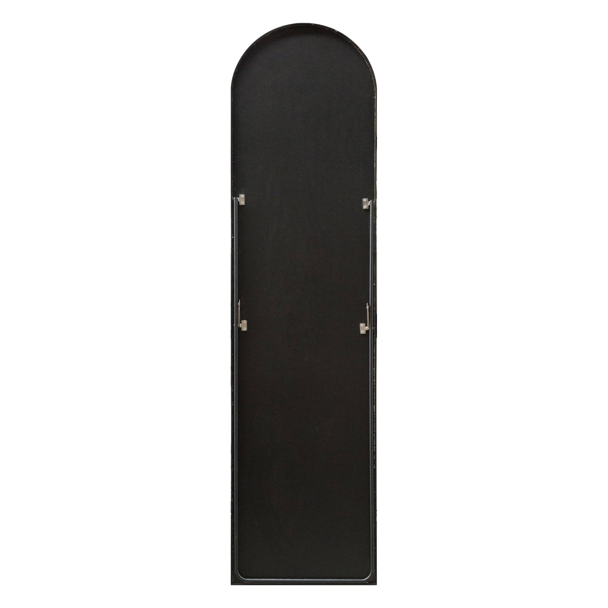 Helloshop26 - Miroir sur pied psyché inclinable 160 x 40 cm noir - Imagen 3