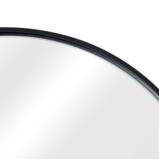 Helloshop26 - Miroir sur pied psyché inclinable 160 x 40 cm noir - Imagen 4