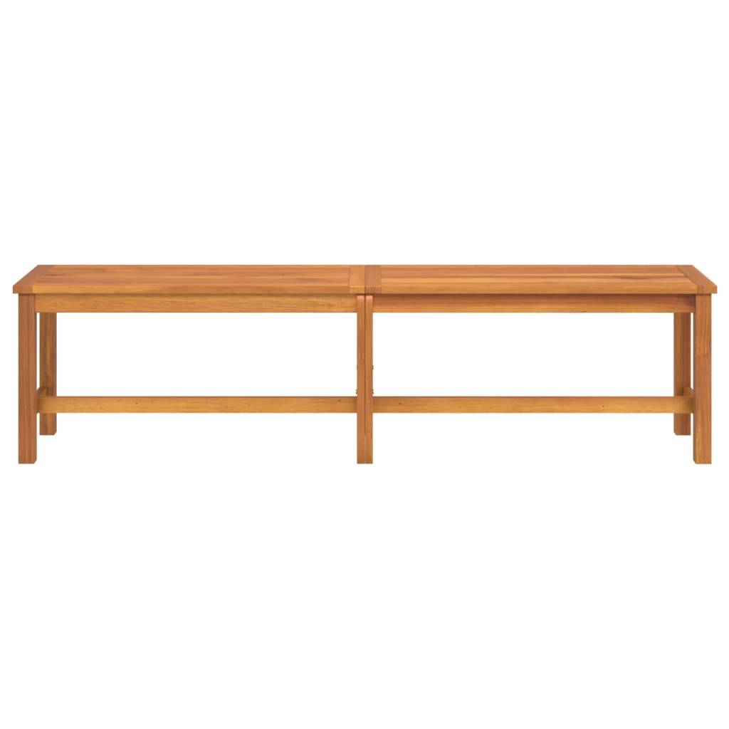 Helloshop26 - Banc de jardin meuble de patio d'extérieur terrasse 180 x 35 x 45 cm bois massif d'acacia - Imagen 2
