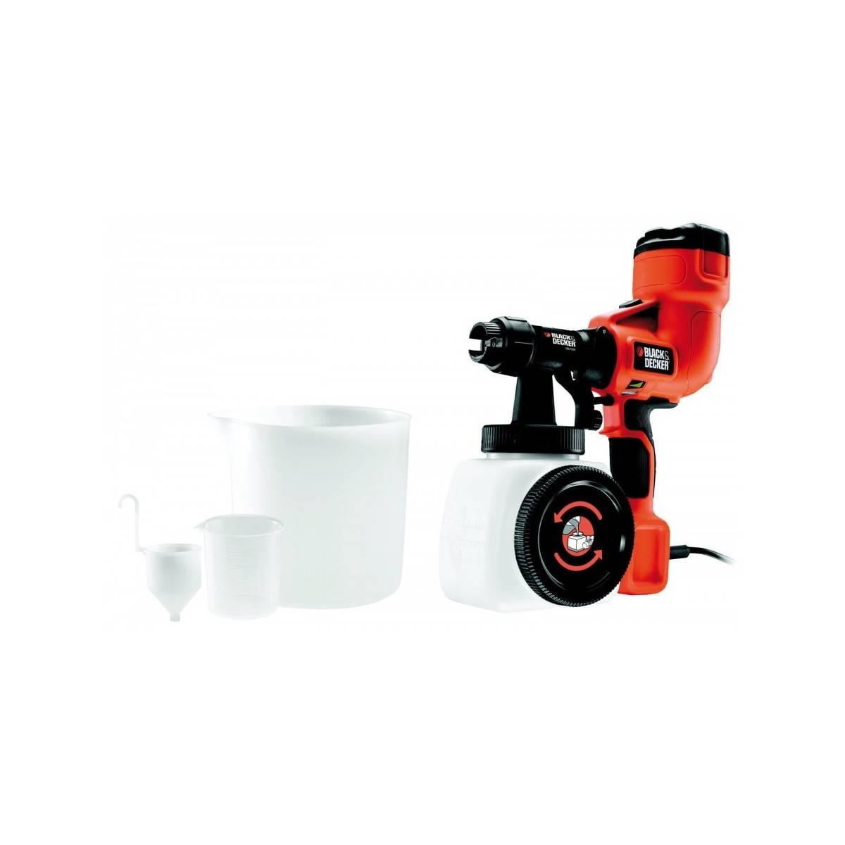 Pistolet Peinture électrique compact 400W HVLP200 Black + Decker Basse pression - Imagen 1