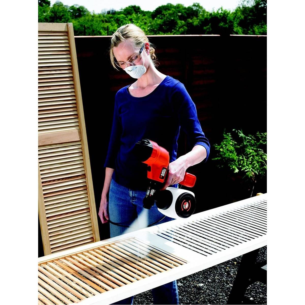 Pistolet Peinture électrique compact 400W HVLP200 Black + Decker Basse pression - Imagen 5