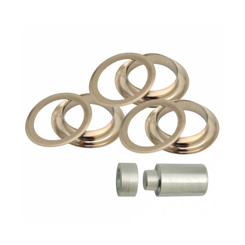 illets laiton SID - assortiment 150 pièces + outil de pose SCELL-IT