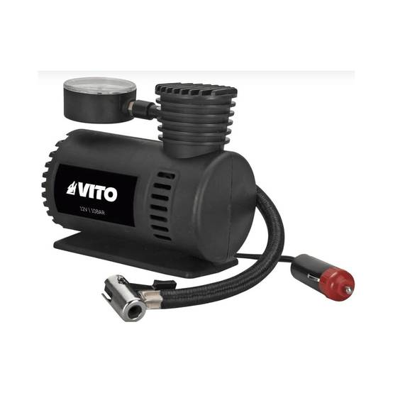 Mini Compresseur Portable 12V 13 Bar 150 PSI Station de gonflage avec indicateur de pression VITO - Image 1