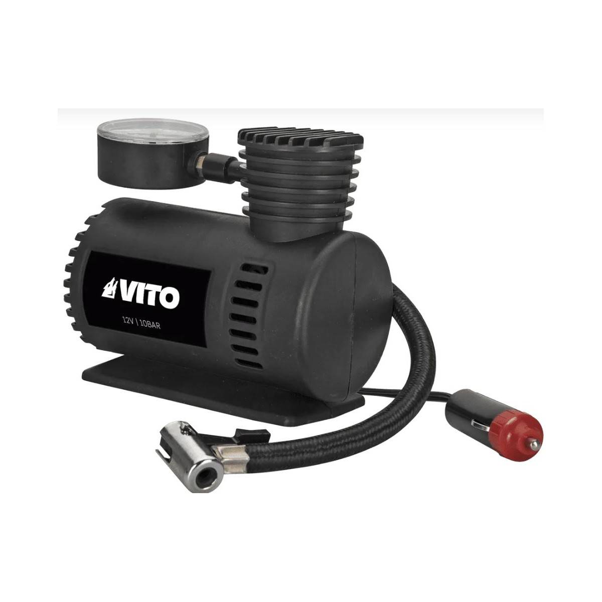 Mini Compresseur Portable 12V 13 Bar 150 PSI Station de gonflage avec indicateur de pression VITO - Image 1
