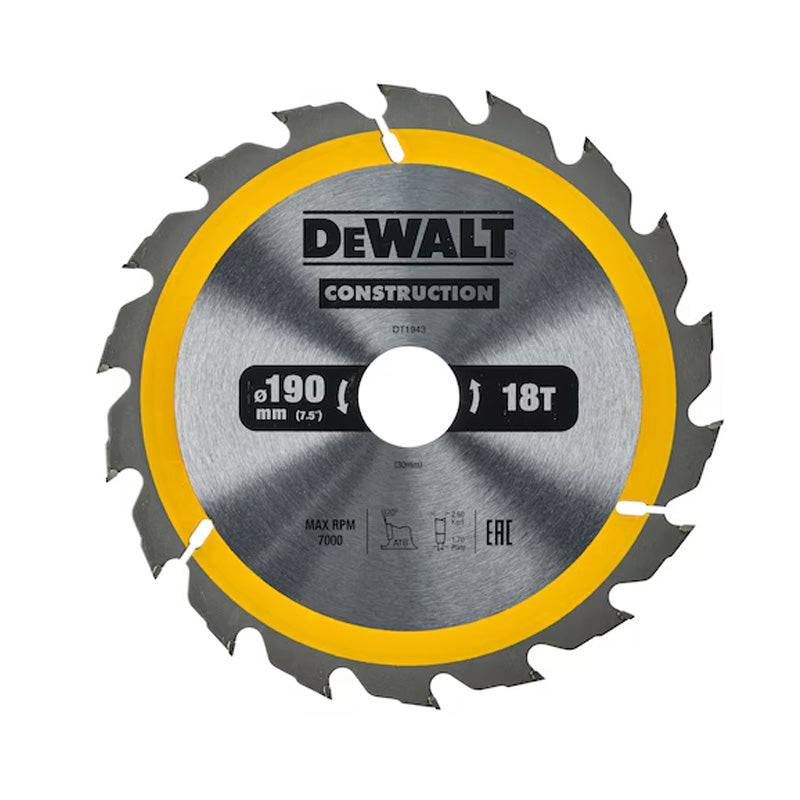 Dewalt - Lame de scie circulaire portative DEWALT Carbure Construction - taille  - DEWALT ACCESSOIRES - Imagen 3