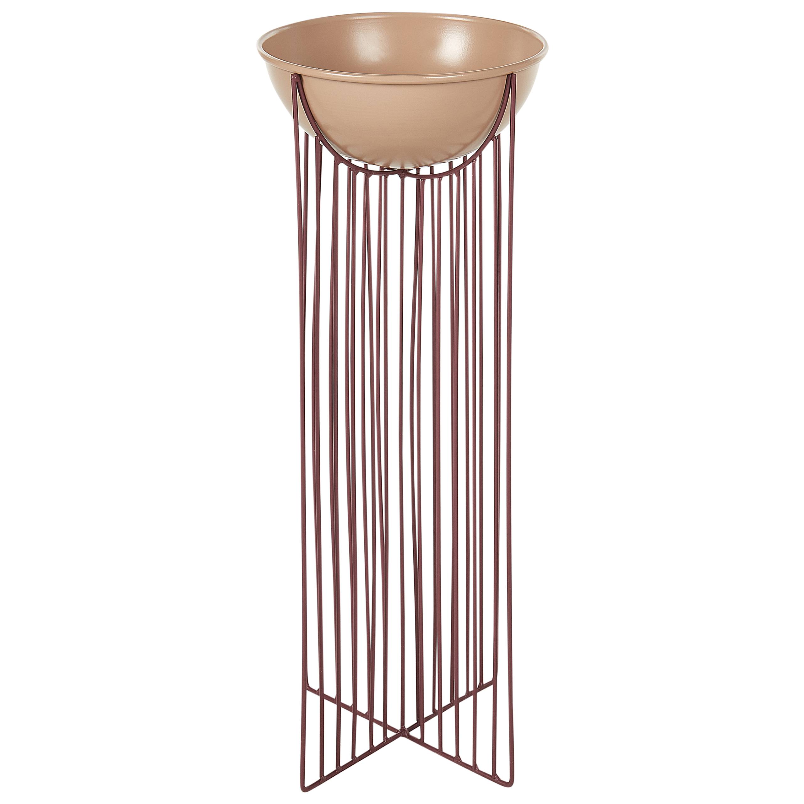Cache-pot d'intérieur Métal Rose FICARIA - Beliani - Image 3