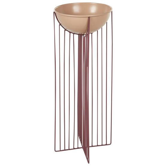 Cache-pot d'intérieur Métal Rose FICARIA - Beliani - Image 4