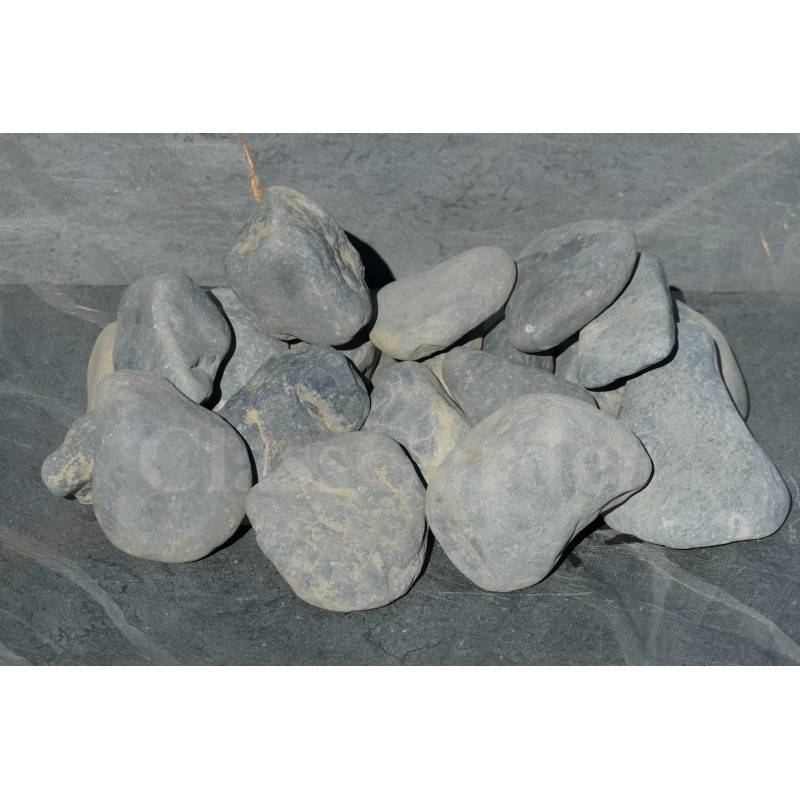 Gros Galet NOIR Mat 100-200 - pack 15 Galet - Image 1