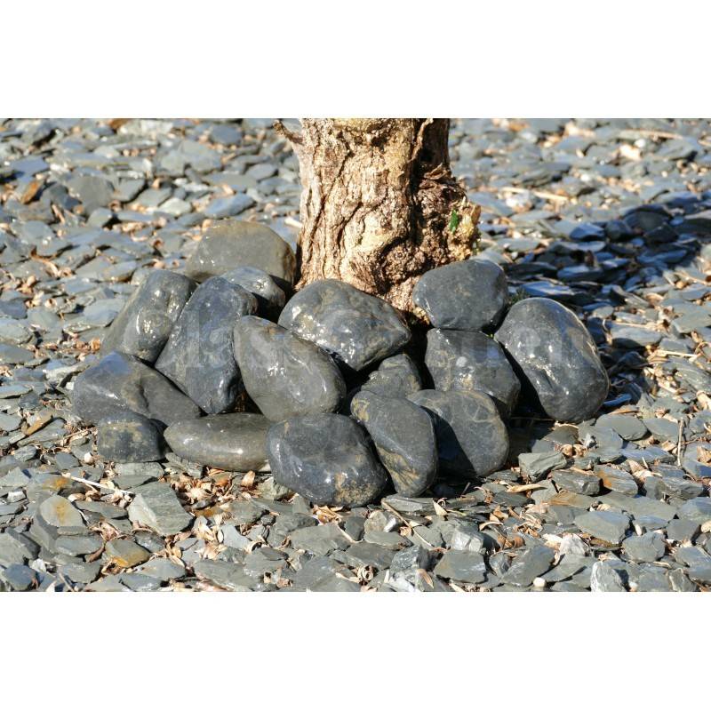 Gros Galet NOIR Mat 100-200 - pack 15 Galet - Image 8