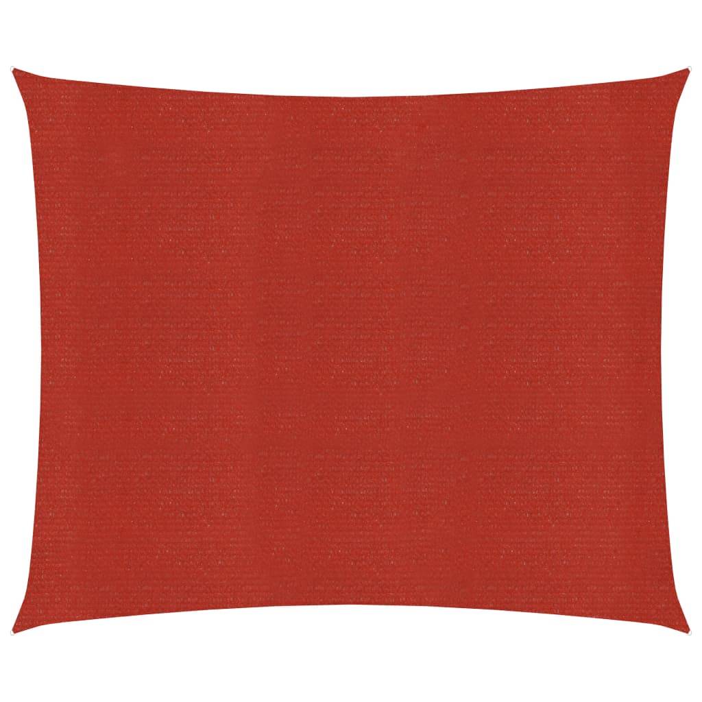 Helloshop26 - Voile d'ombrage 160 g/m² rouge 4 x 4 m PEHD - Imagen 1