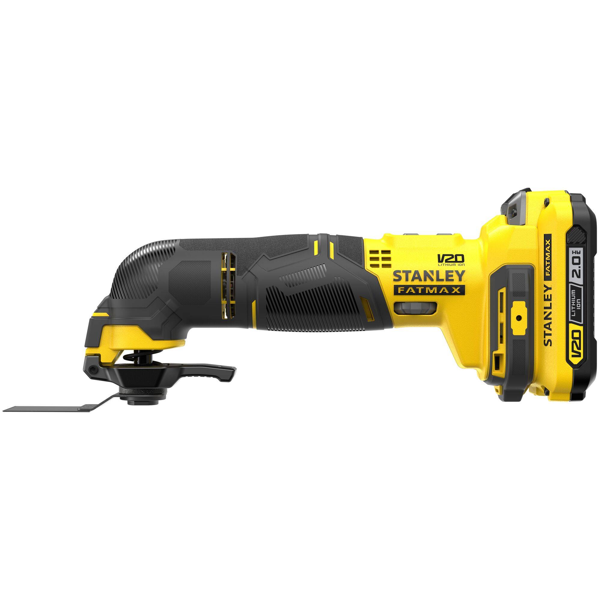 stanley - Outil multifonction rotatif 18V, 8000-18000 osc/min, Gamme FATMAX V20 SFMCE500D2K-QW - Livré avec 1 Mallette, 2 batteries 2 Ah, 1 chargeur 2Ah - Image 2