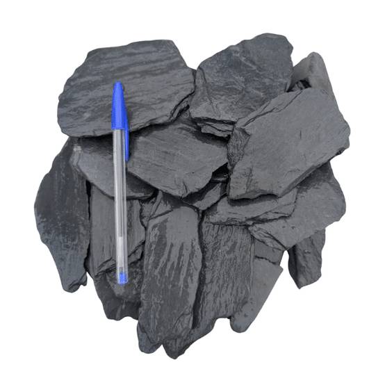 Paillette ardoise noire 30/70 mm – Pack 5 Big Bag +/- 1 m³ – 100 m² - Image 4
