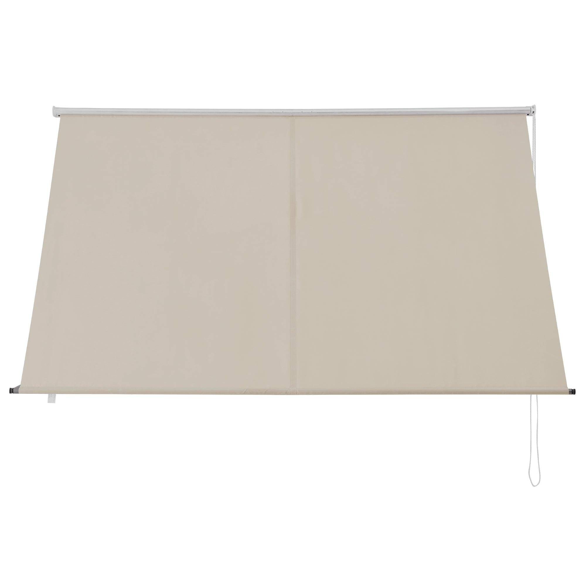Helloshop26 - Brise-soleil pare-soleil auvent pour fixer au mur rétractable armature en acier sable 350 x 120 cm - Imagen 3