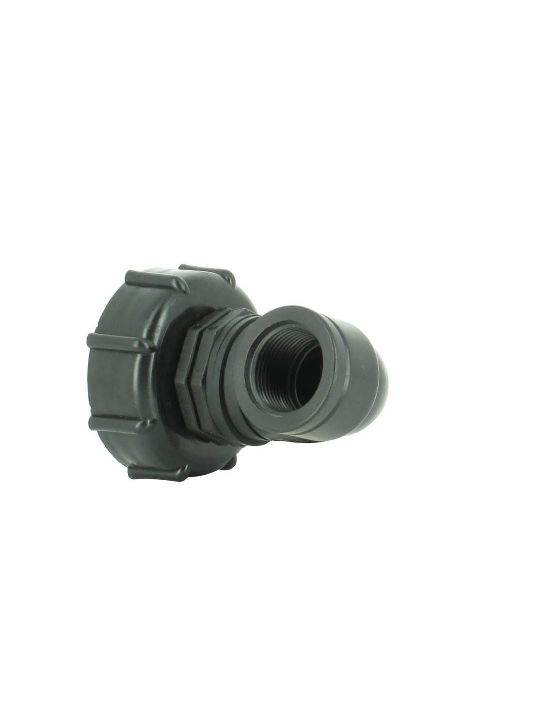 Raccord S60X6 - Sortie coudée femelle 3/4'' Pas gaz (20x27 mm) - Imagen 3