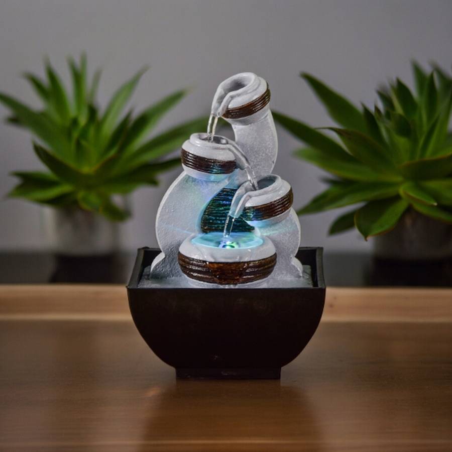 Fontaine d'Intérieur Cascade Kara - Déco Salon, Chambre, Bureau
