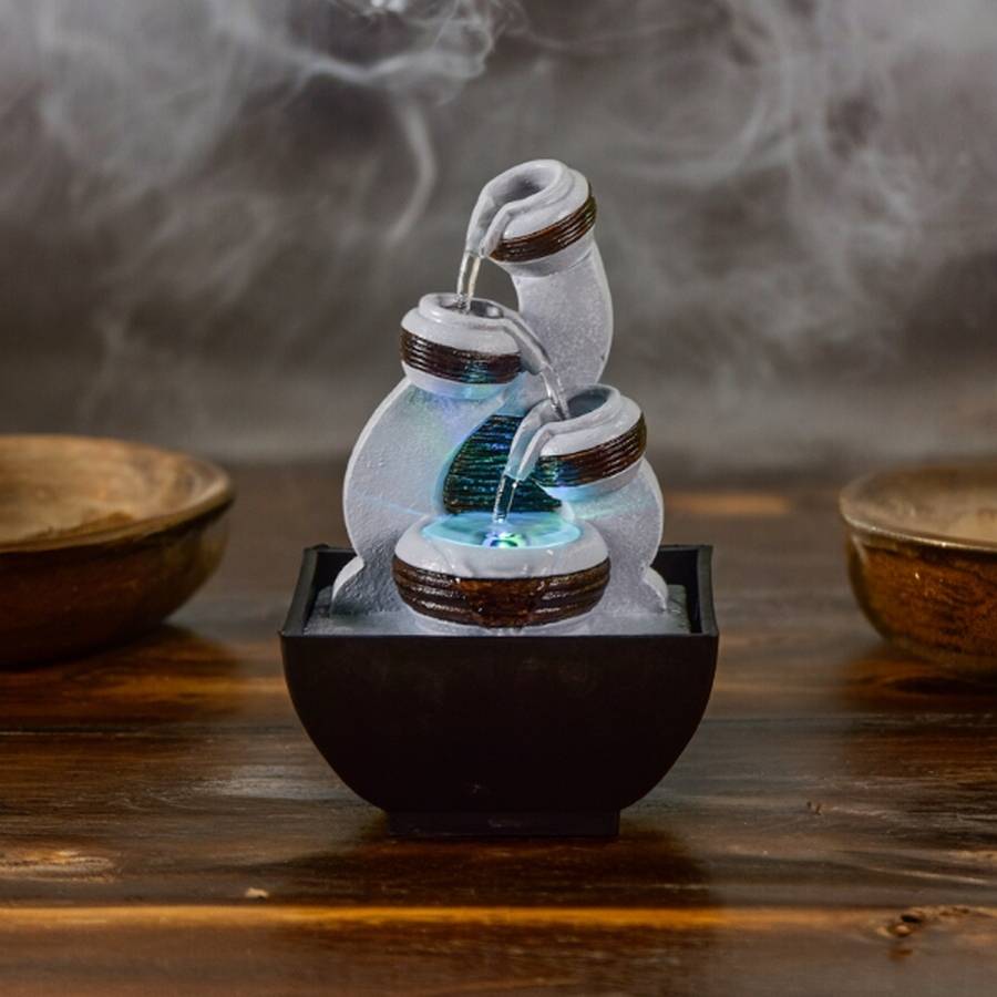 Fontaine d'Intérieur Cascade Kara - Déco Salon, Chambre, Bureau