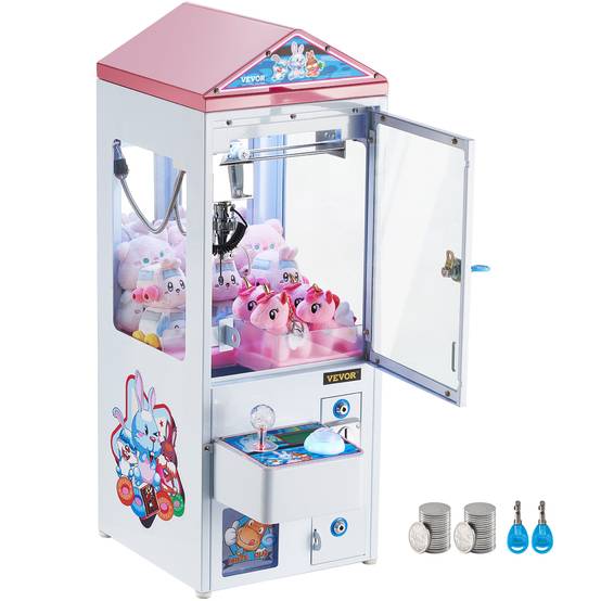 Vevor - Machine à griffes VEVOR, arcade commerciale, griffe acier réglable 0–130 mm, lumières et son, 50 pièces incluses, idéal pour enfants et fêtes. - Image 1