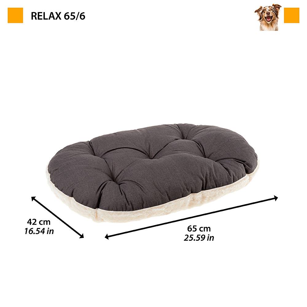 Ferplast - FERPLAST Panier Chien Chat - Coussin pour Chien Chat - Lavable en Machine - Tapis Chien Chat pour Niches et Voitures - Lit pour Chien Chat  - Relax, - Imagen 2