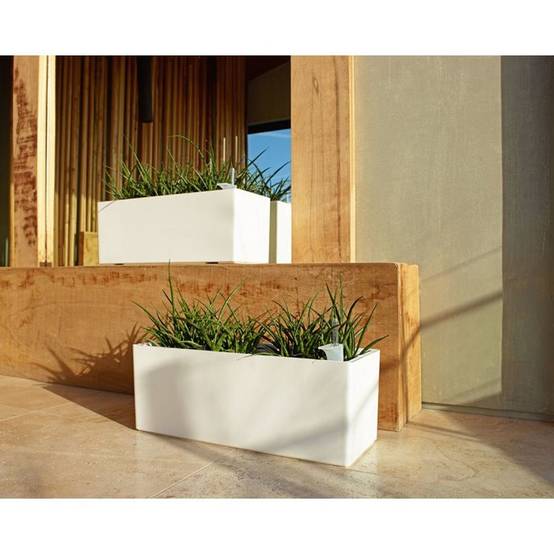Artevasi - Jardinière rectangulaire 51 cm anthracite mat avec réserve d’eau 17 L - ARTEVASI - Image 3