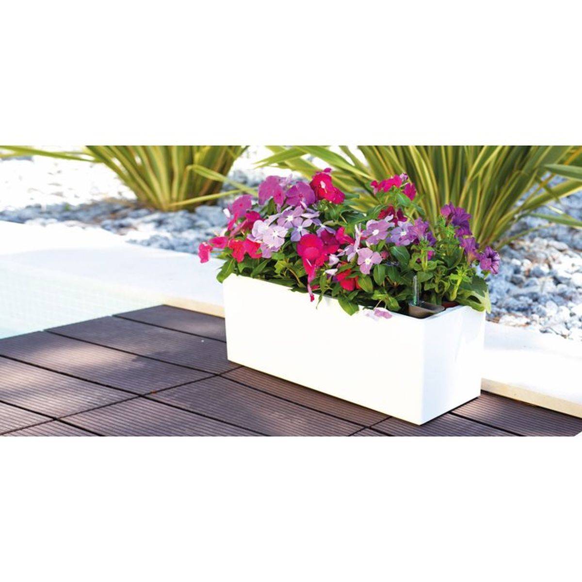 Artevasi - Jardinière rectangulaire 51 cm anthracite mat avec réserve d’eau 17 L - ARTEVASI - Image 9