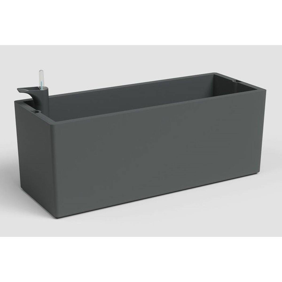 Artevasi - Jardinière rectangulaire 51 cm anthracite mat avec réserve d’eau 17 L - ARTEVASI - Image 1
