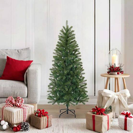 Maison Chic - Sapin de Noël | Arbre de Noël artificiel Vert 120 cm PVC, PE et acier Maison Chic - Image 2