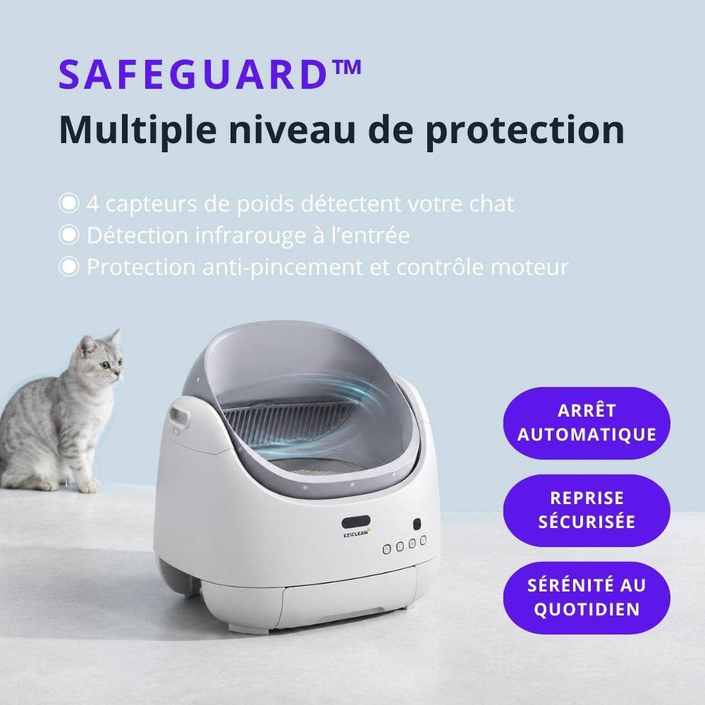 Eziclean - Litière autonettoyante connectée - maison de toilette pour chat eziclean® CATBOT K12i ULTRA IA - Image 2