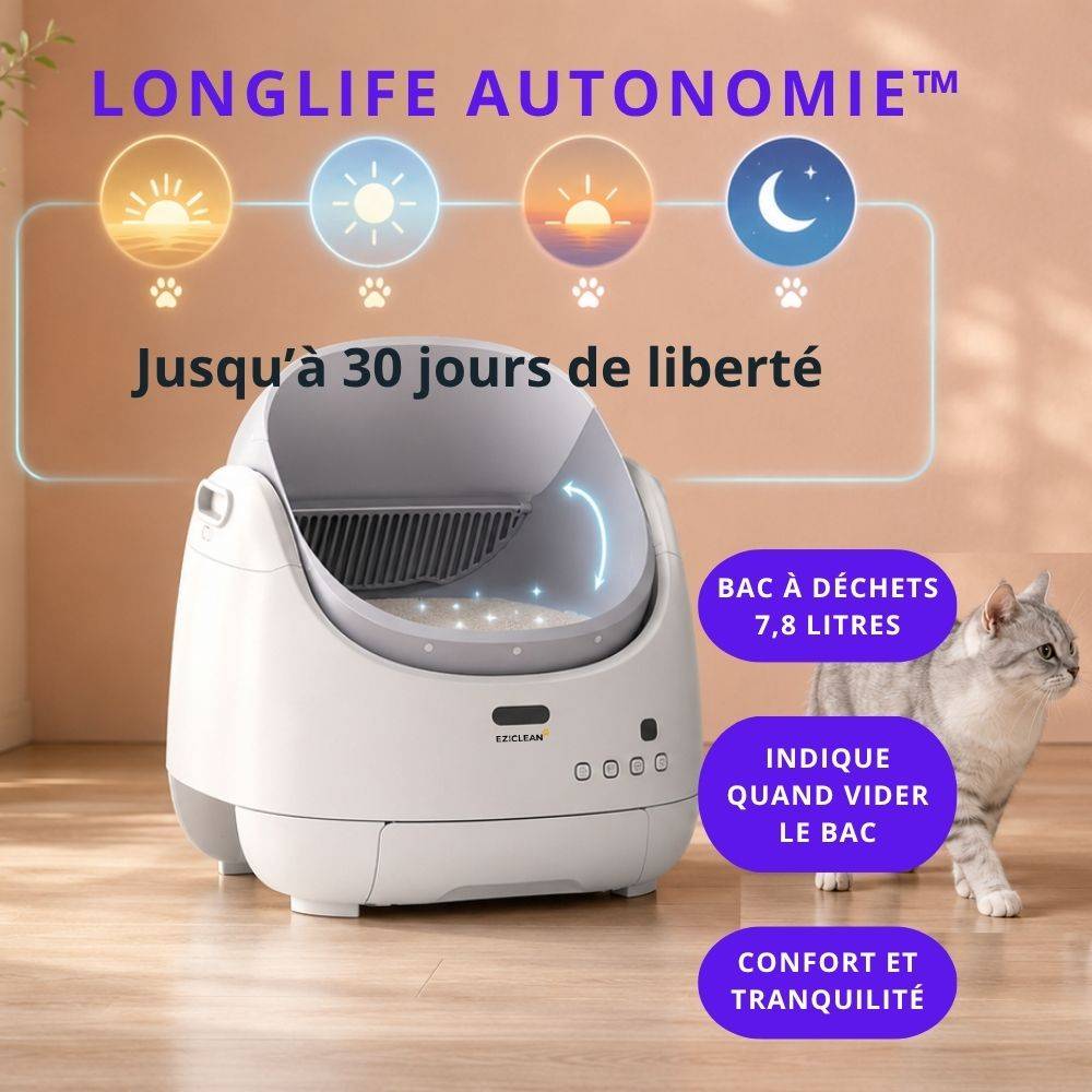 Eziclean - Litière autonettoyante connectée - maison de toilette pour chat eziclean® CATBOT K12i ULTRA IA - Image 7