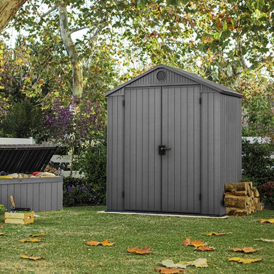 Keter - Abri de jardin DARWIN 6x4 Gris - Image 2