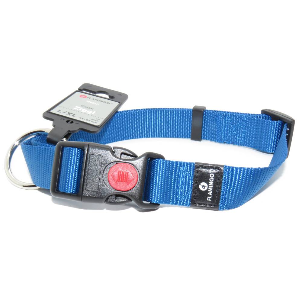 Collier Ziggi bleu 45 -65 cm. 25 mm taille L pour chien. - Imagen 4